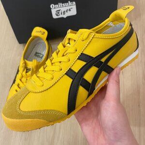 NWT Onitsuka Tiger Mexico 66 Sneakers Yellow Black